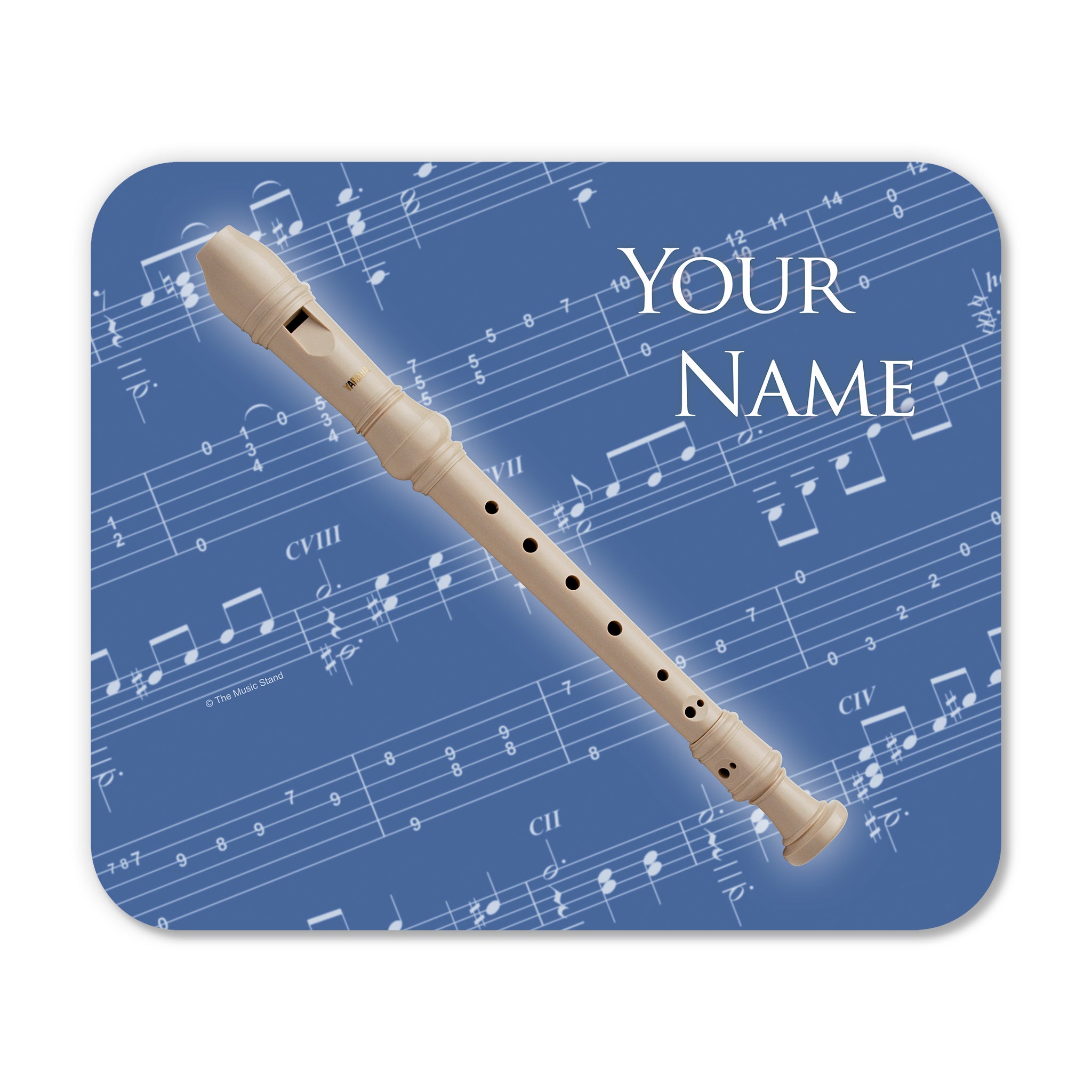 Personalized Instrument Blue Mouse Pad