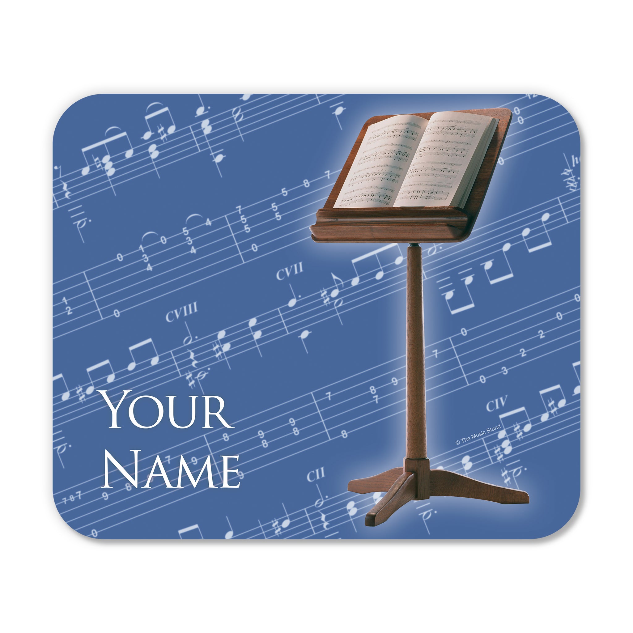 Personalized Instrument Blue Mouse Pad