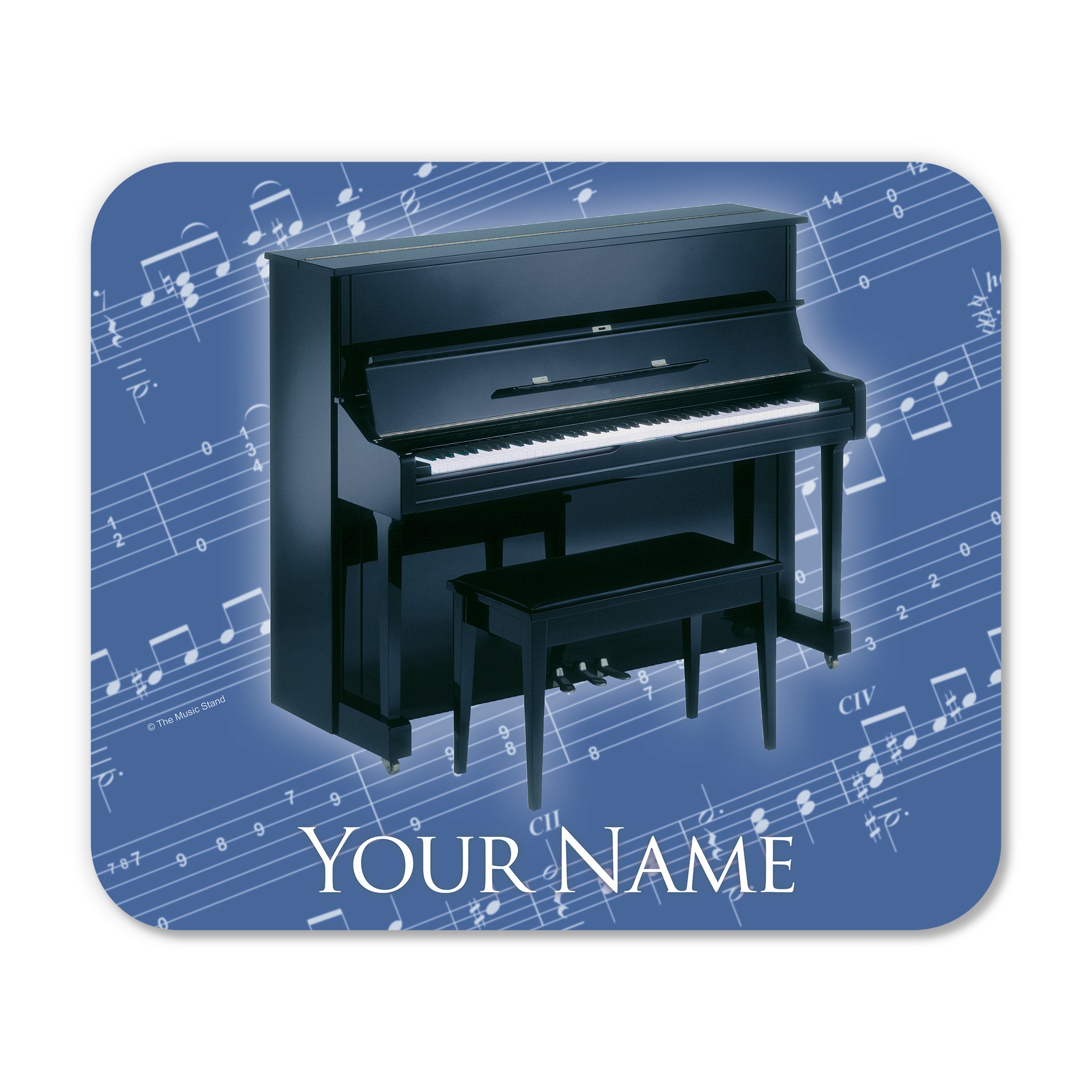 Personalized Instrument Blue Mouse Pad