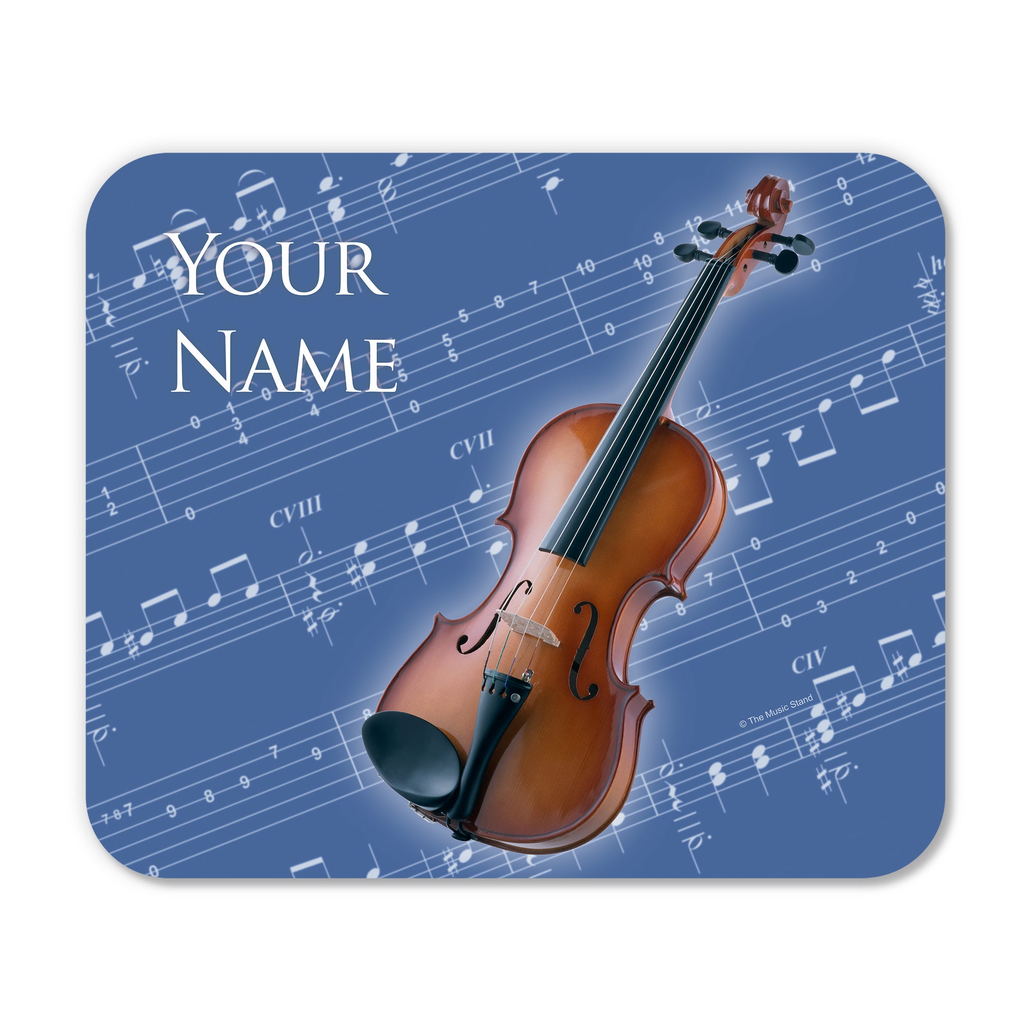 Personalized Instrument Blue Mouse Pad