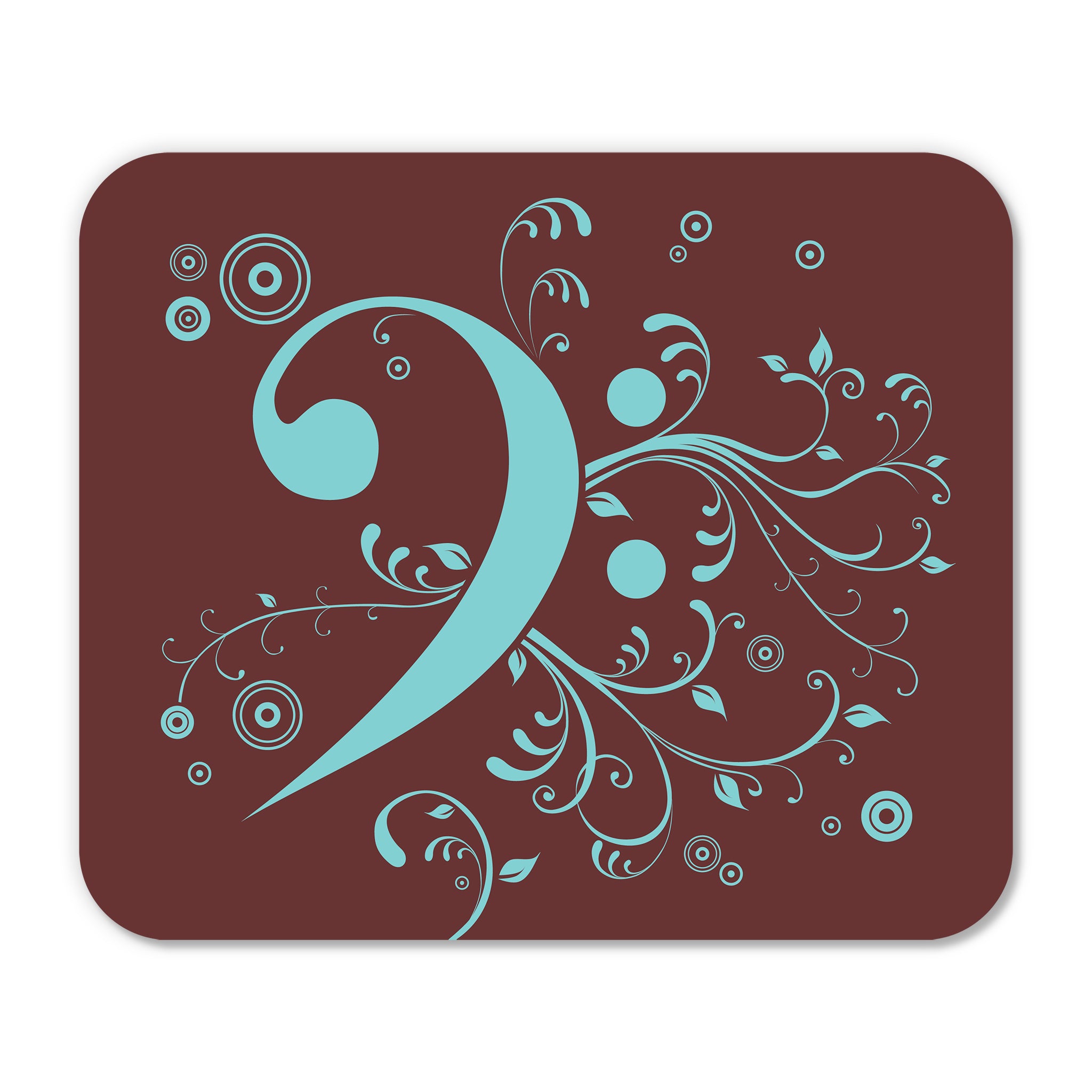 Treble/Bass Clef Mouse Pad