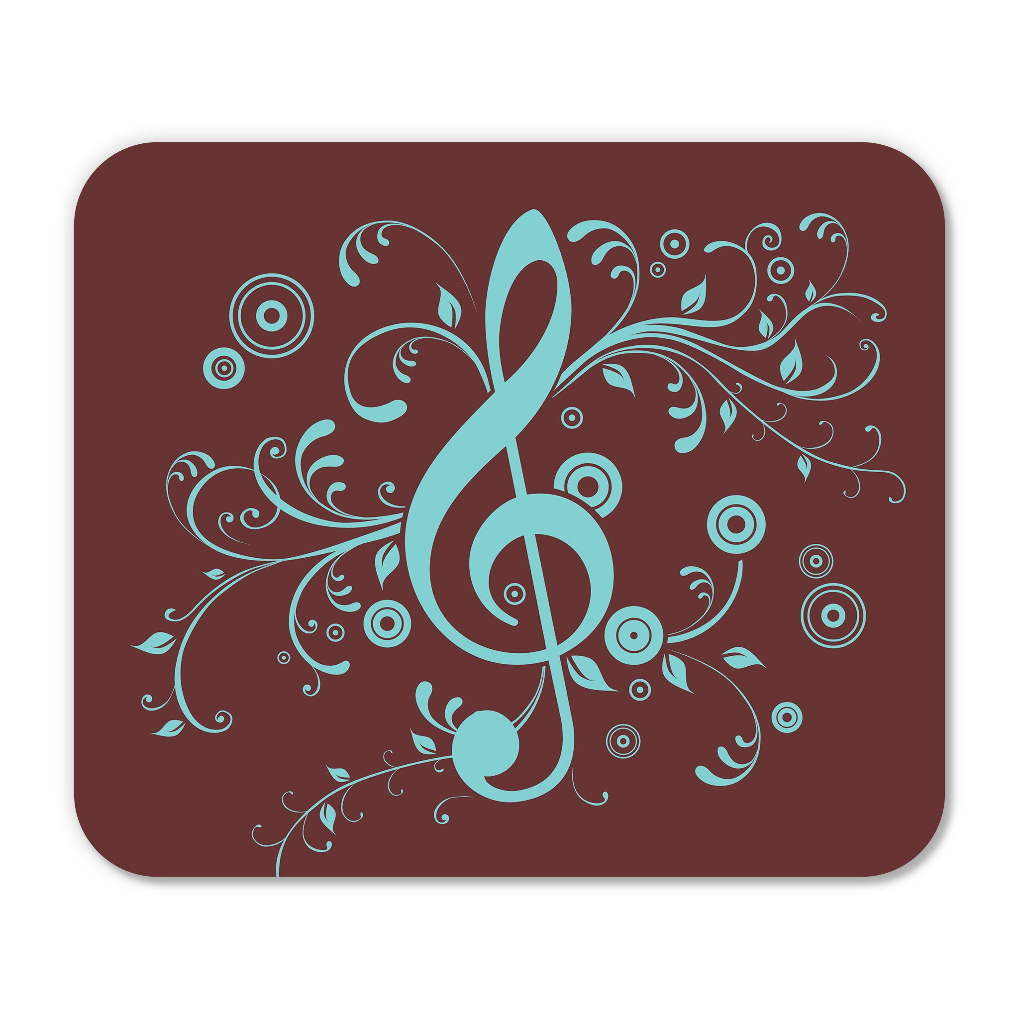 Treble/Bass Clef Mouse Pad