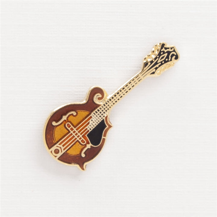 Mandolin Enameled Pin