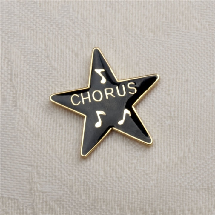 Award Star 'Chorus' Enameled Pin