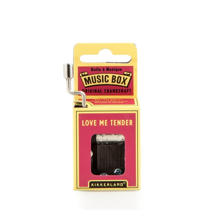 'Love Me Tender' Crankshaft Mini Music Box
