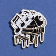 Piano & Music Enameled Pin