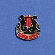 'Music' Enamel Pin