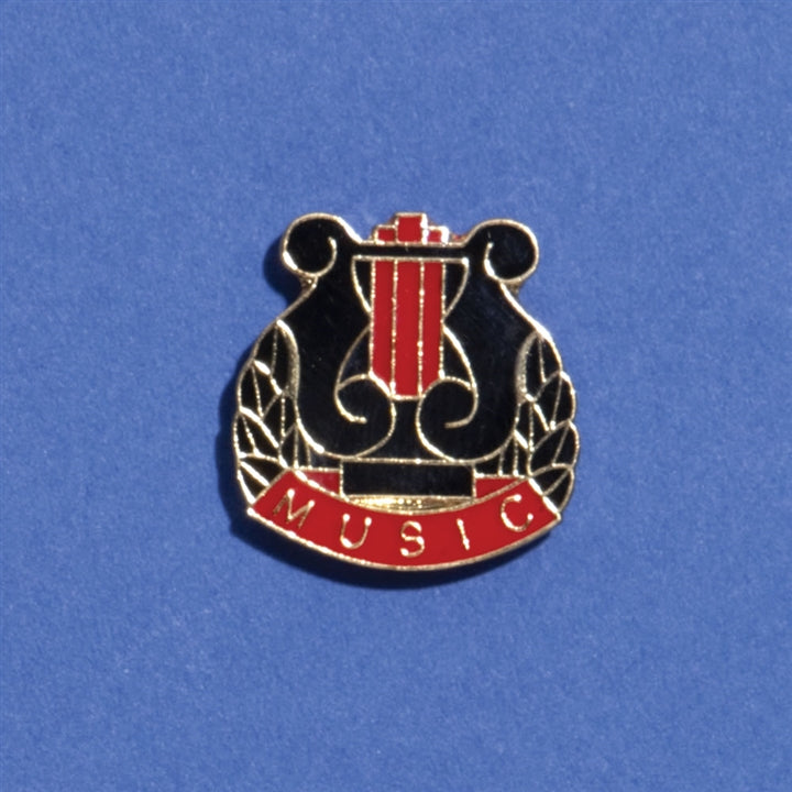 'Music' Enamel Pin