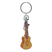 Leather Guitar Keychain