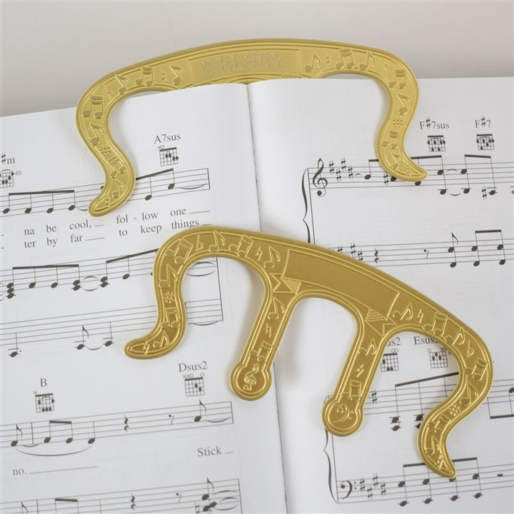 Brass Sheet Music Page Holder