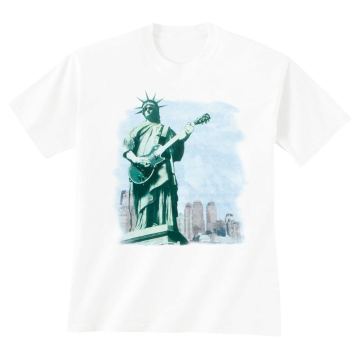 Lady Liberty on Guitar T-Shirt