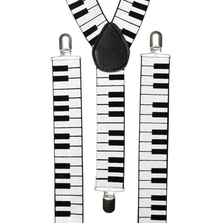 Piano Keyboard Suspenders