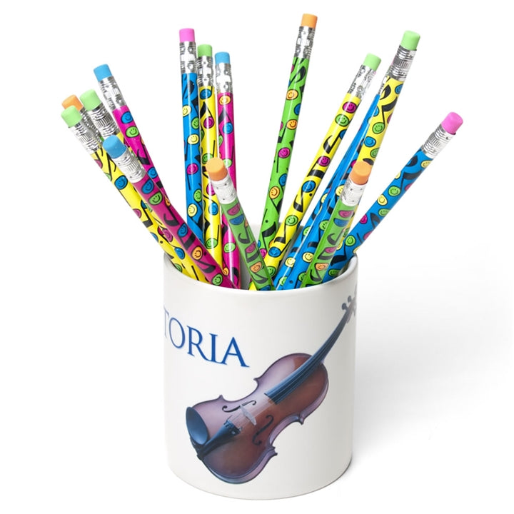 Personalized Instrument Pencil Holder