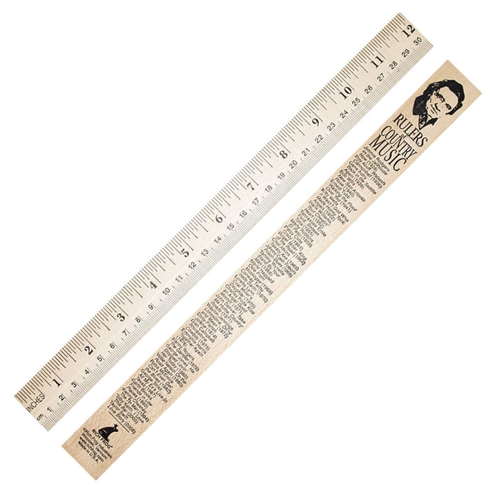 Music Scale Ruler Rulers of Country Music Ruler @ The Music Stand