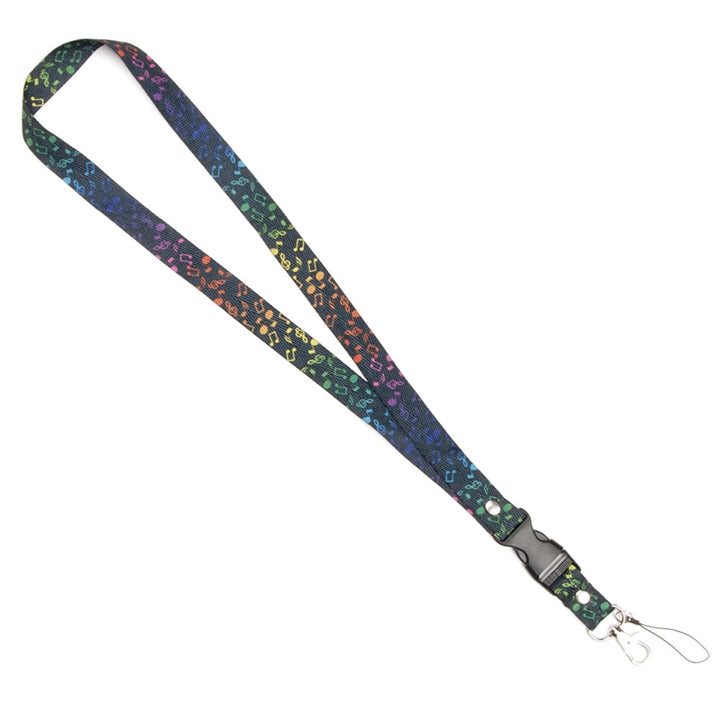 Chromatic Notes Neck Strap & Lanyard