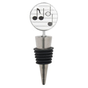Spotlight Music Notes Bottle Stopper