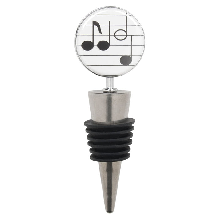 Spotlight Music Notes Bottle Stopper