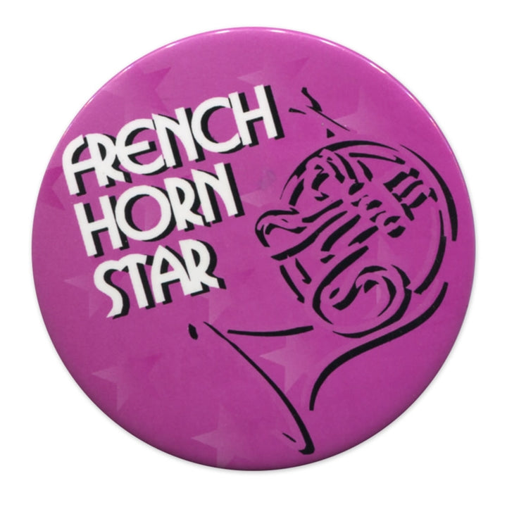 French Horn Star Button