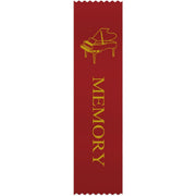 Red Piano 'Memory' Ribbons, Set of 10