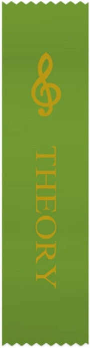 G-Clef Green 'Theory' Ribbons