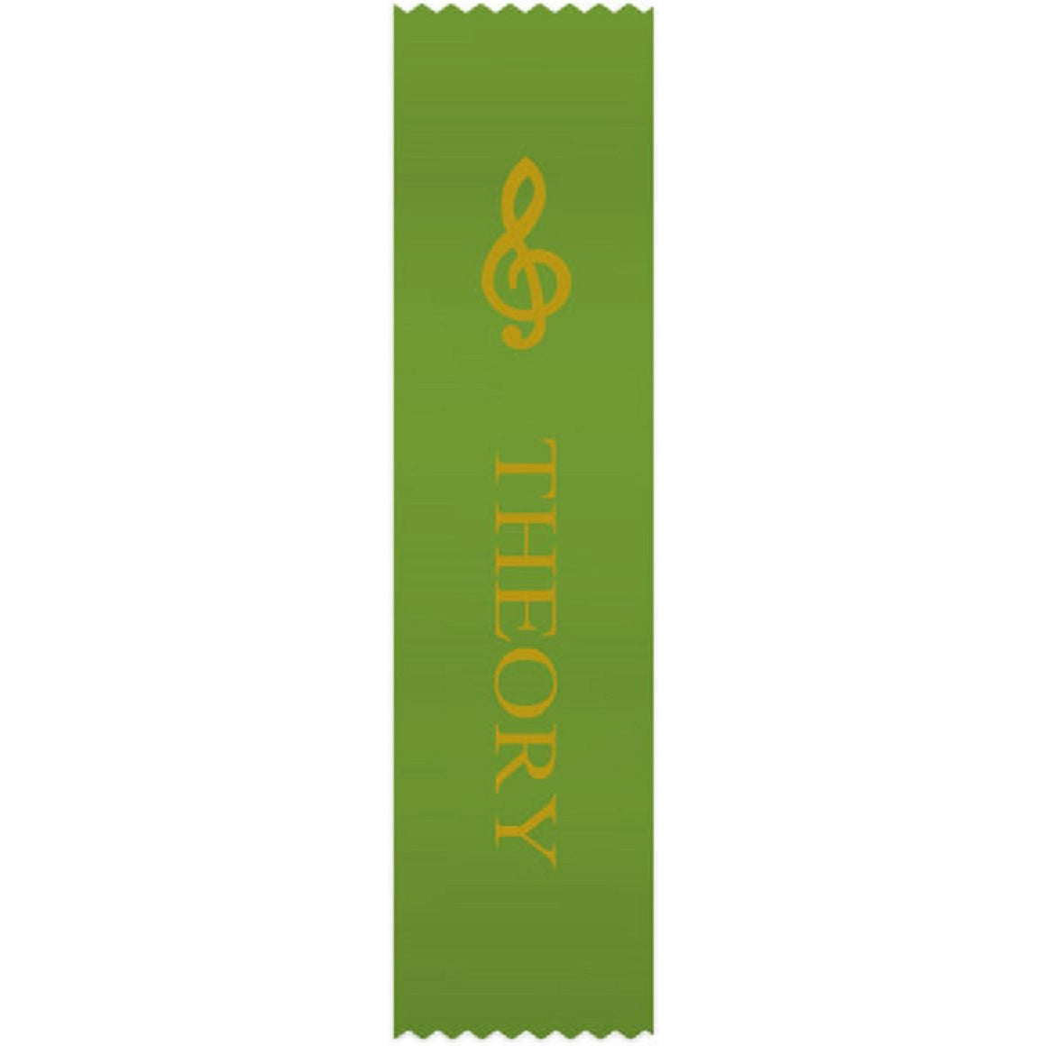 G-Clef Green 'Theory' Ribbons, Set of 10