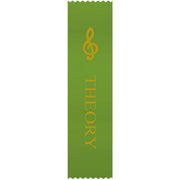 G-Clef Green 'Theory' Ribbons, Set of 10