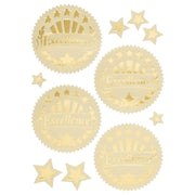 Gold Embossed 'Excellence' Award Seal