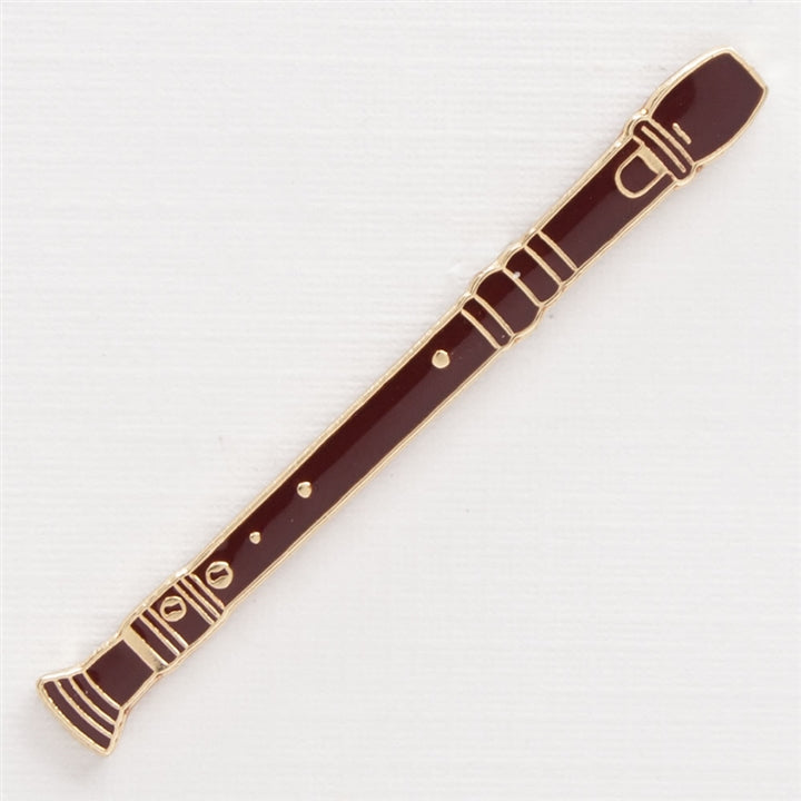 Recorder Enamel Pin