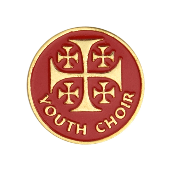 Jerusalem Cross ' Youth Choir' Enamel Pin