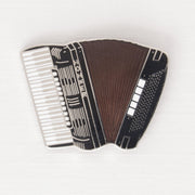 Accordion Enamel Pin