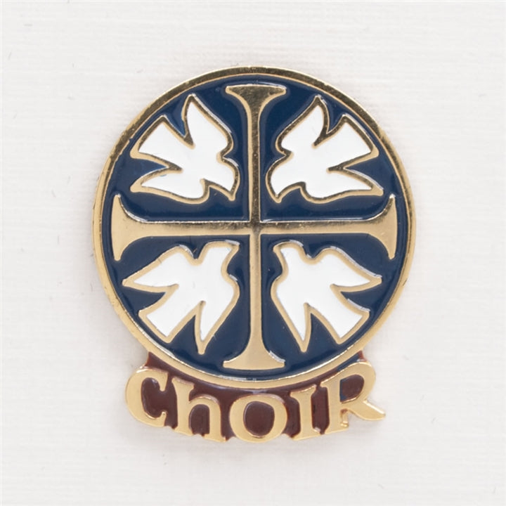 Choir & Doves Enamel Pin