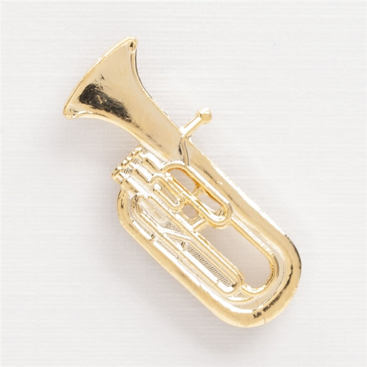 Golden Baritone Horn Pin