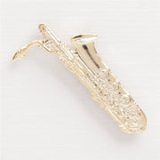 Golden Baritone Sax Pin