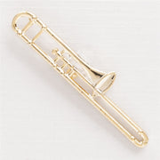 Golden Trombone Pin