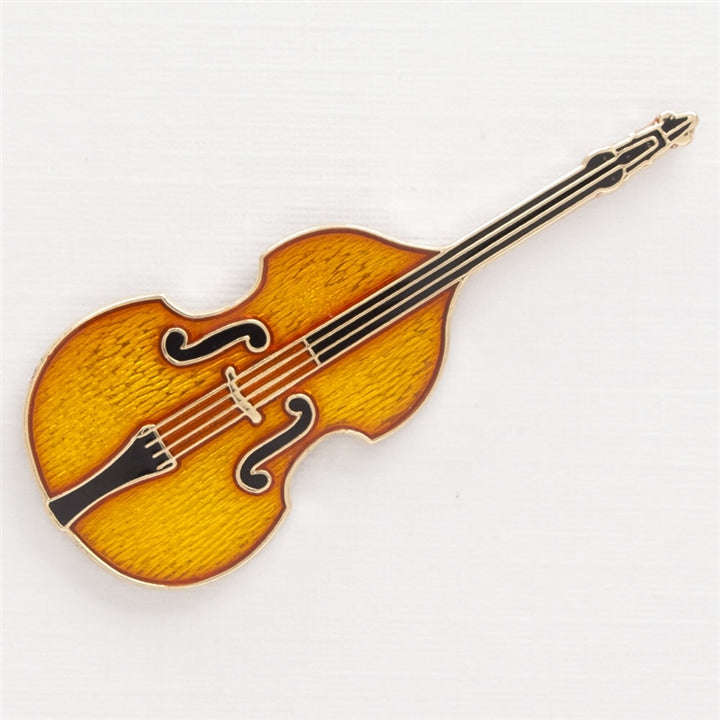 Double Bass Enamel Pin