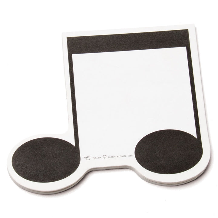 Eighth Note Sticker 8th Note Sticky Notes Pad at The Music Stand