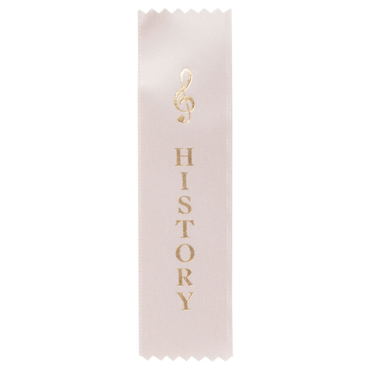 G-Clef Gray 'History' Ribbons