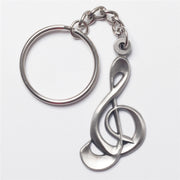 G-Clef Pewter Keychain