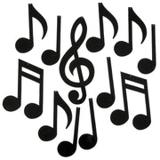 Black Musical Note Silhouettes