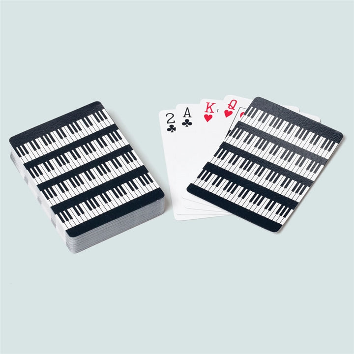 Piano Keys Playing Cards