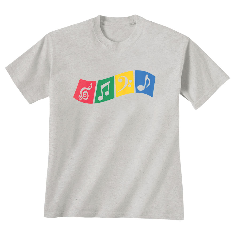 Four Music Symbols T-Shirt