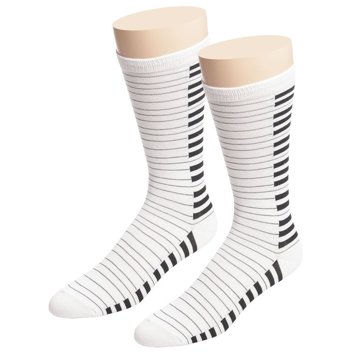 Men's Notable Piano Keys Socks