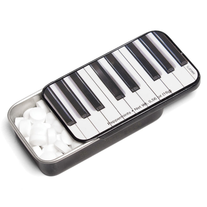 Piano Keys Slide Tin with Peppermints