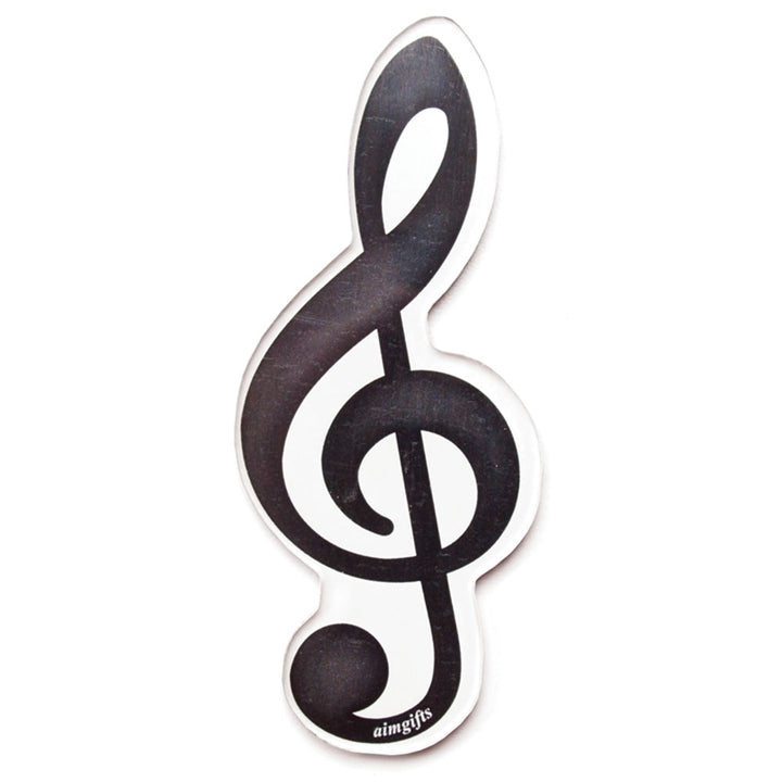 Die Cut Treble Clef Magnet