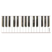 Die Cut Piano Keys Magnet