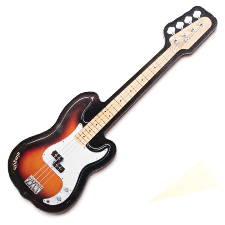 Die Cut Bass Guitar Magnet