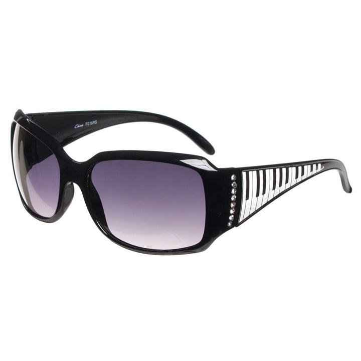Piano Keys and Crystals Sunglasses