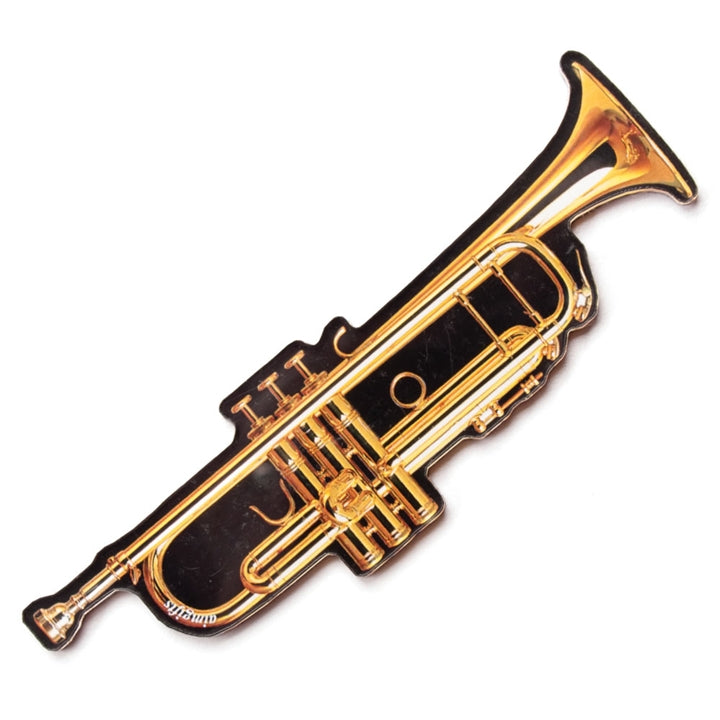 Die Cut Trumpet Magnet