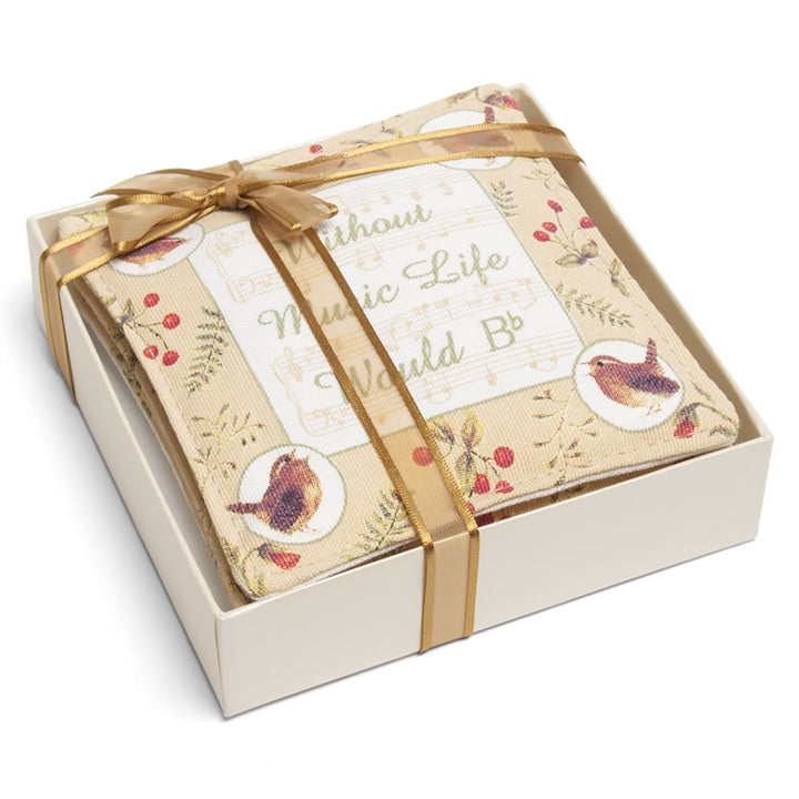 Without Music Scented Coasters