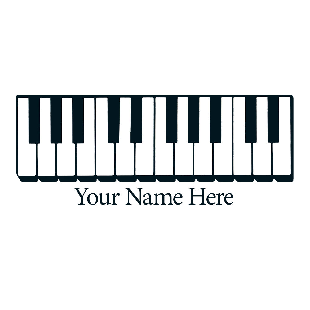 Personalized Black & White Music Design Mug